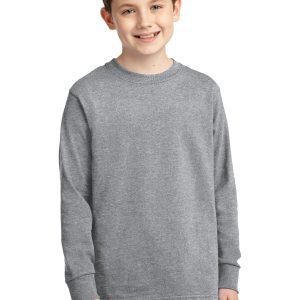 Port & Company® Youth Long Sleeve Core Cotton T-Shirt