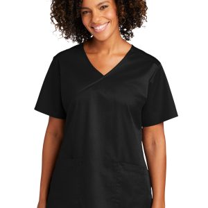 WonderWink® Women's WorkFlex™ Mock Wrap Top