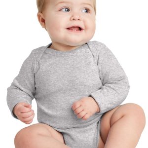 Rabbit Skins™ Infant Long Sleeve Baby Rib Bodysuit