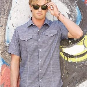 Burnside® Textured Solid Short Sleeve Shirt