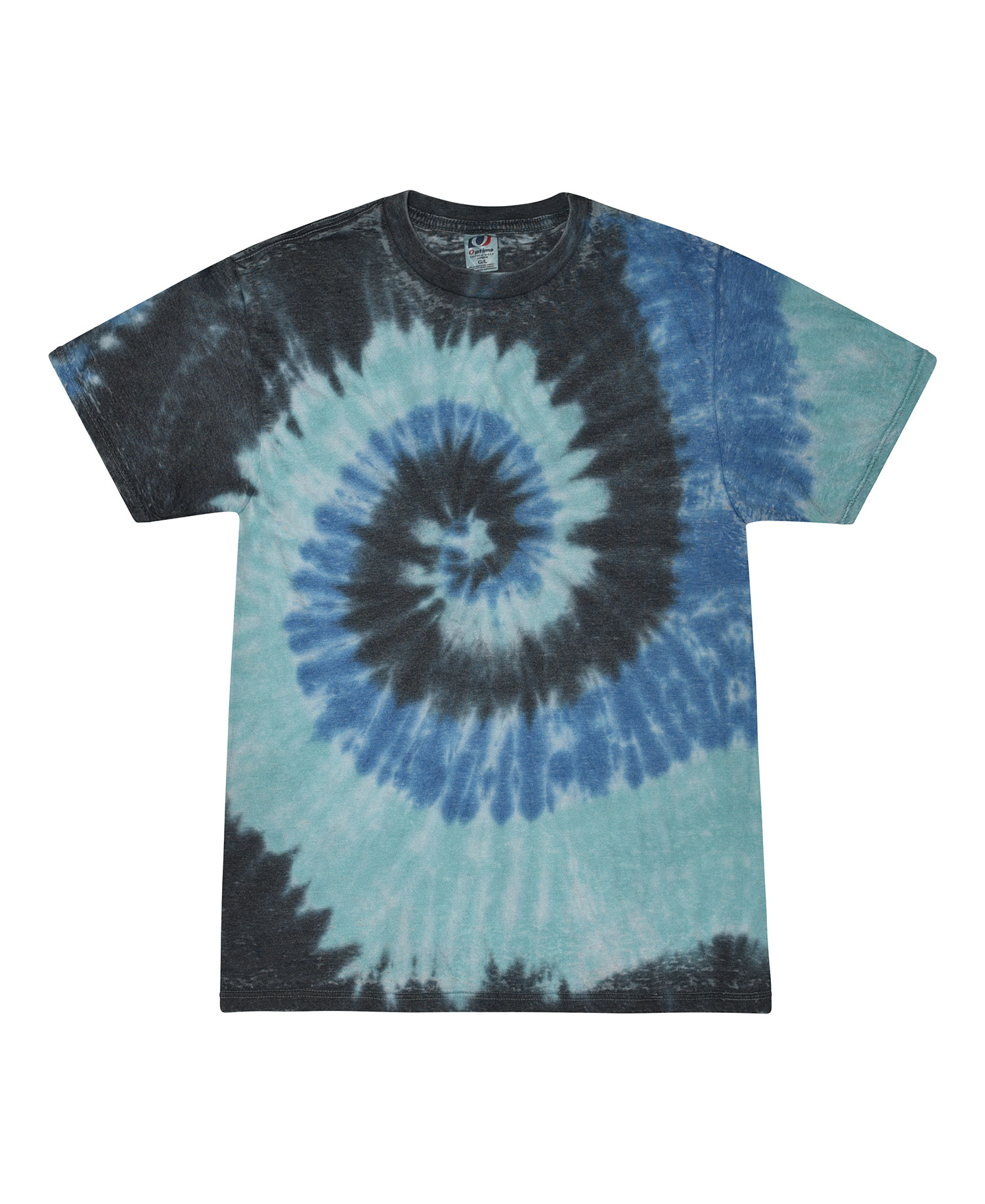 Sea Blue Tie Dye Burnout Blank