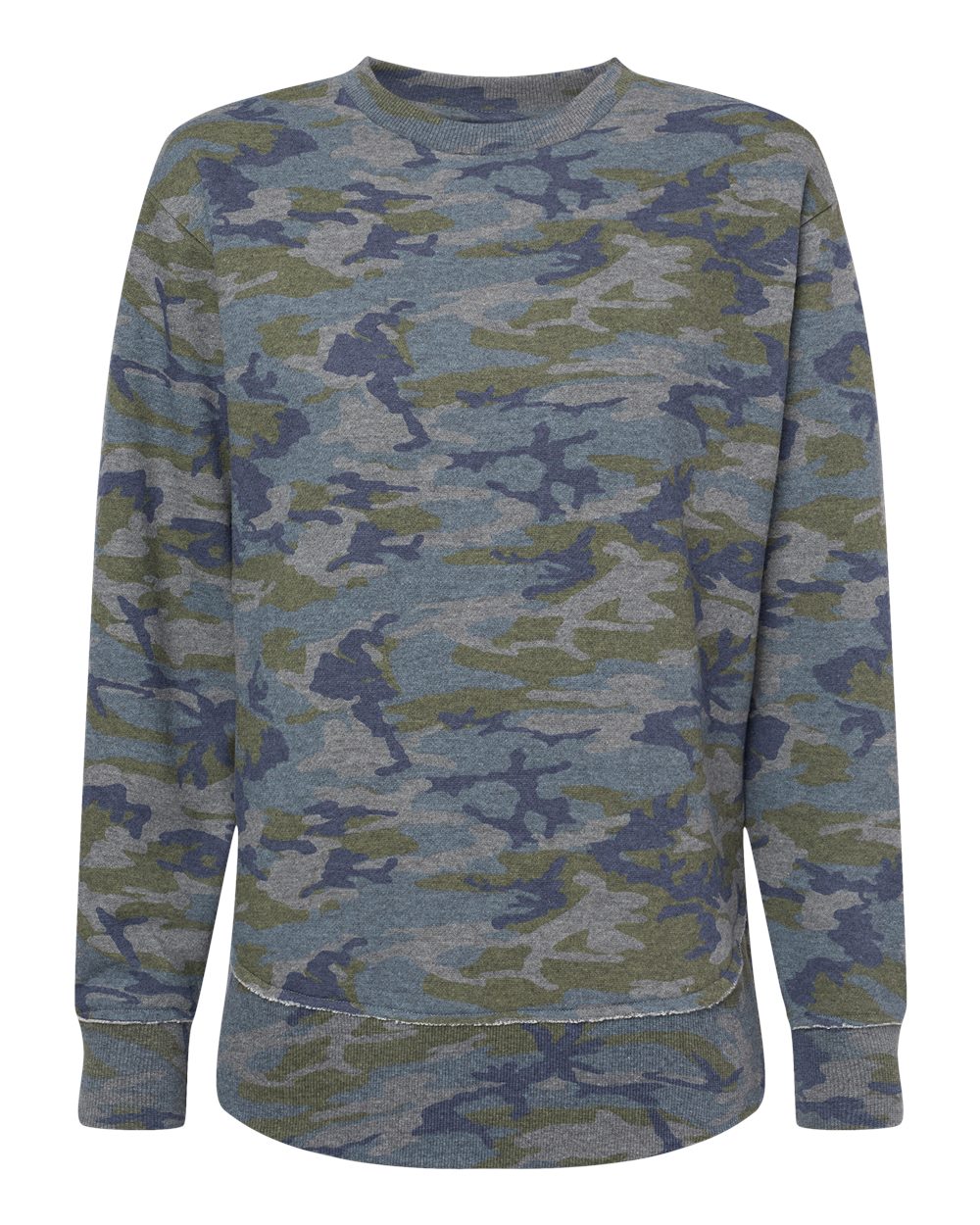 Vintage Camouflage Blue