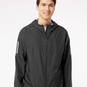 Adidas® Hooded Full Zip Windbreaker
