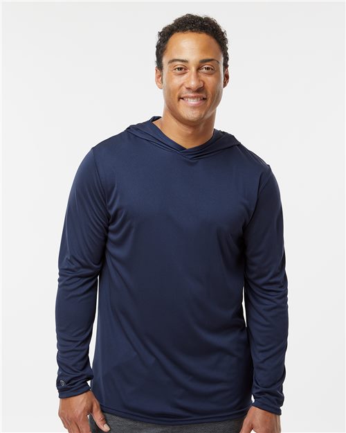 Holloway® Momentum Hooded Long Sleeve T-Shirt