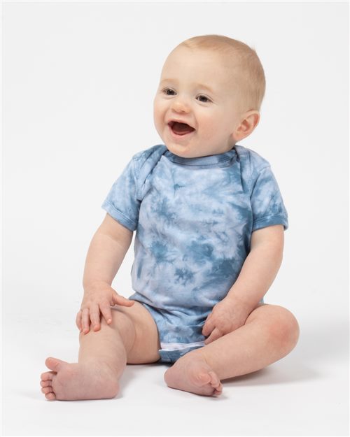 Dyenomite Infant Crystal Tie-Dyed T Onesie