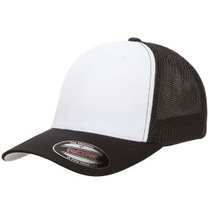 Yupoong Flexfit Trucker Mesh with White Front Panels Cap