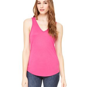 BELLA+CANVAS Ladies' Flowy V-Neck Tank