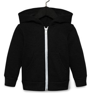 BELLA+CANVAS Toddler Full-Zip Hooded Sweatshirt