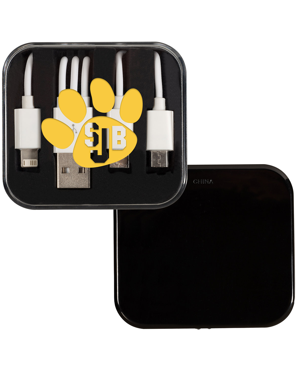 Prime Line 3-In-1 Charging Cable In Square Case