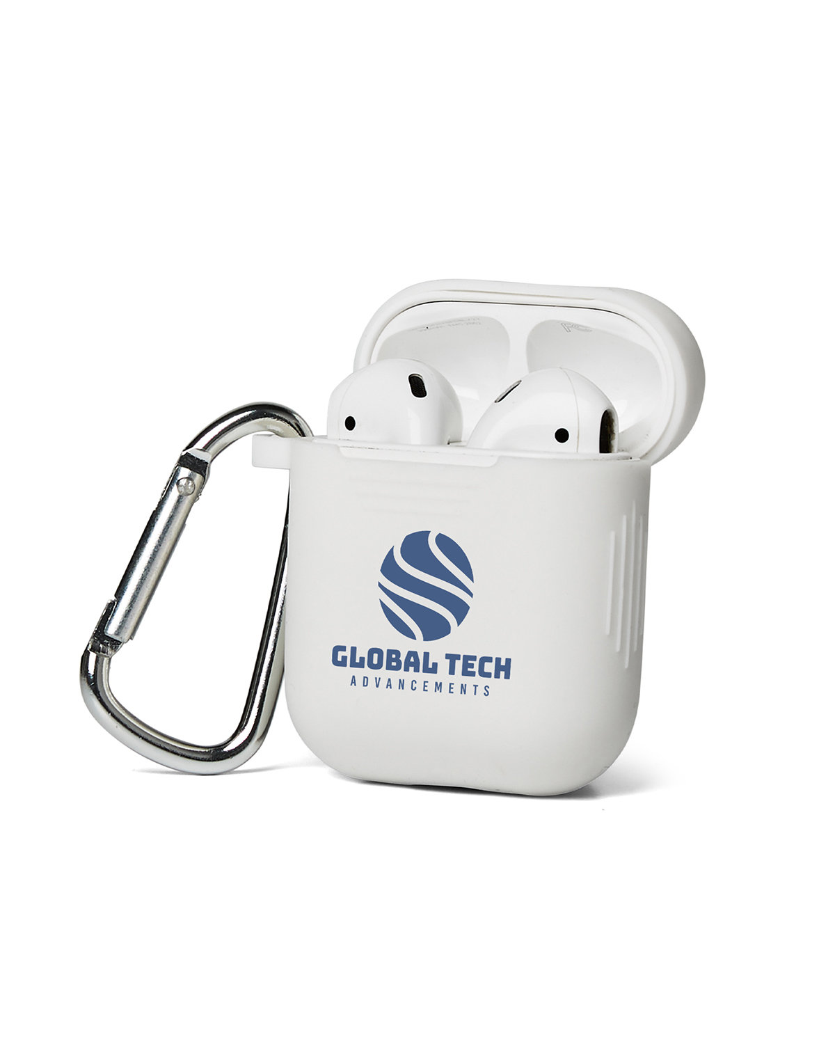 Prime Line Silicone Earbud Case with Carabiner