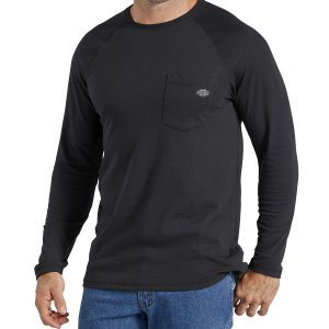 Williamson-Dickie Mfg Co Men's Temp-iQ Performance Cooling Long Sleeve Pocket T-Shirt
