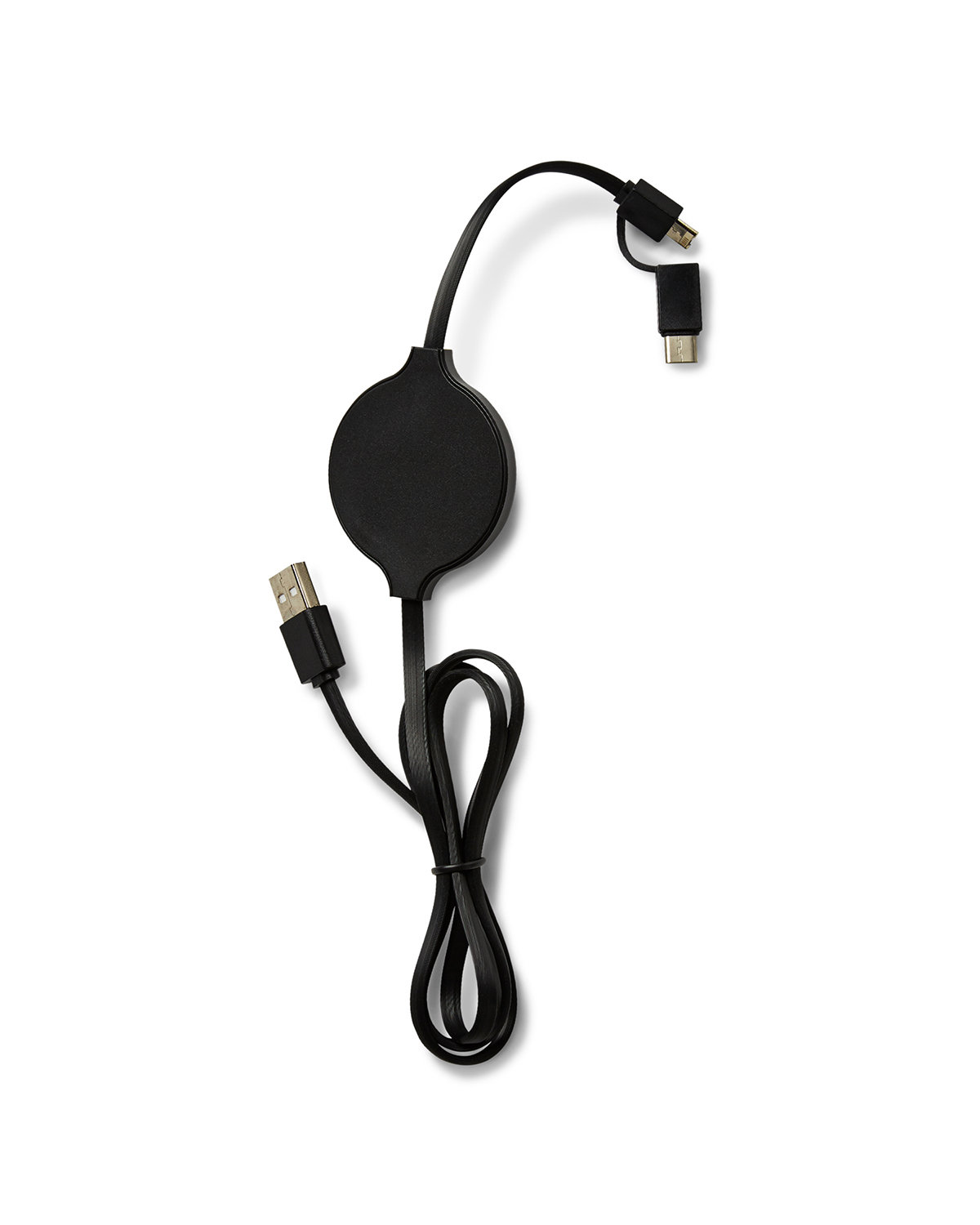 Prime Line Duo Wireless Charging Pad With Integrated Charging Cable