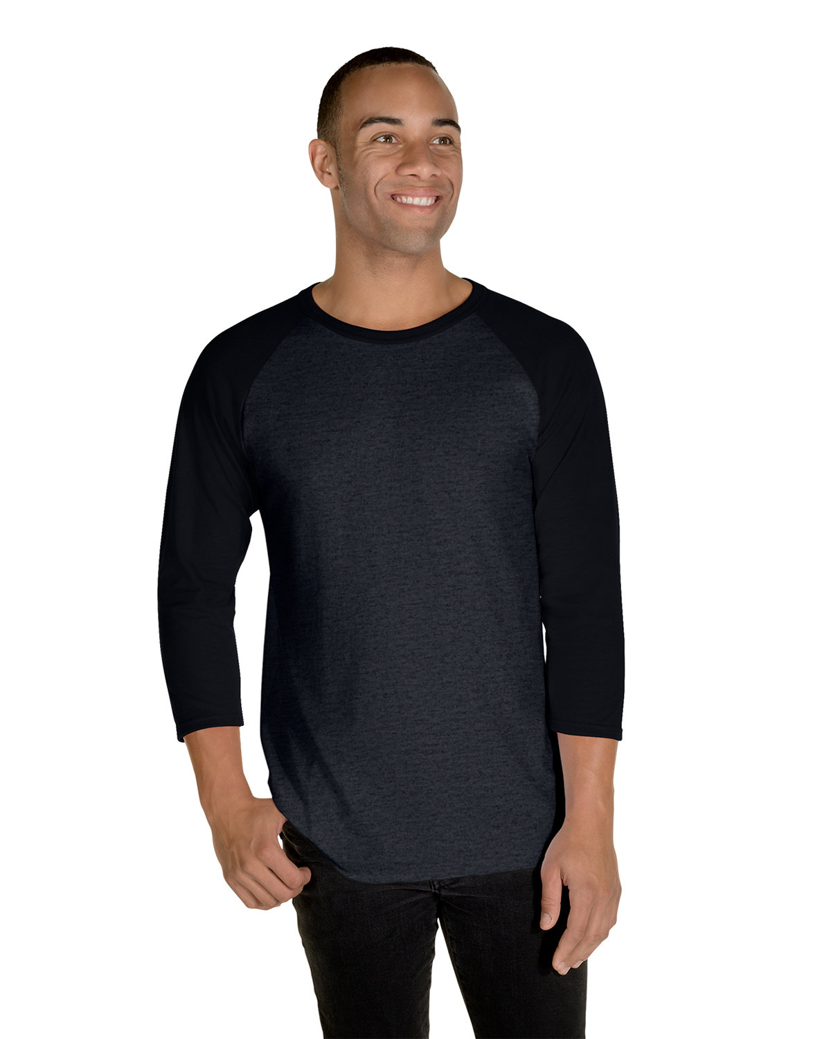 Jerzees Unisex Three-Quarter Sleeve Raglan T-Shirt