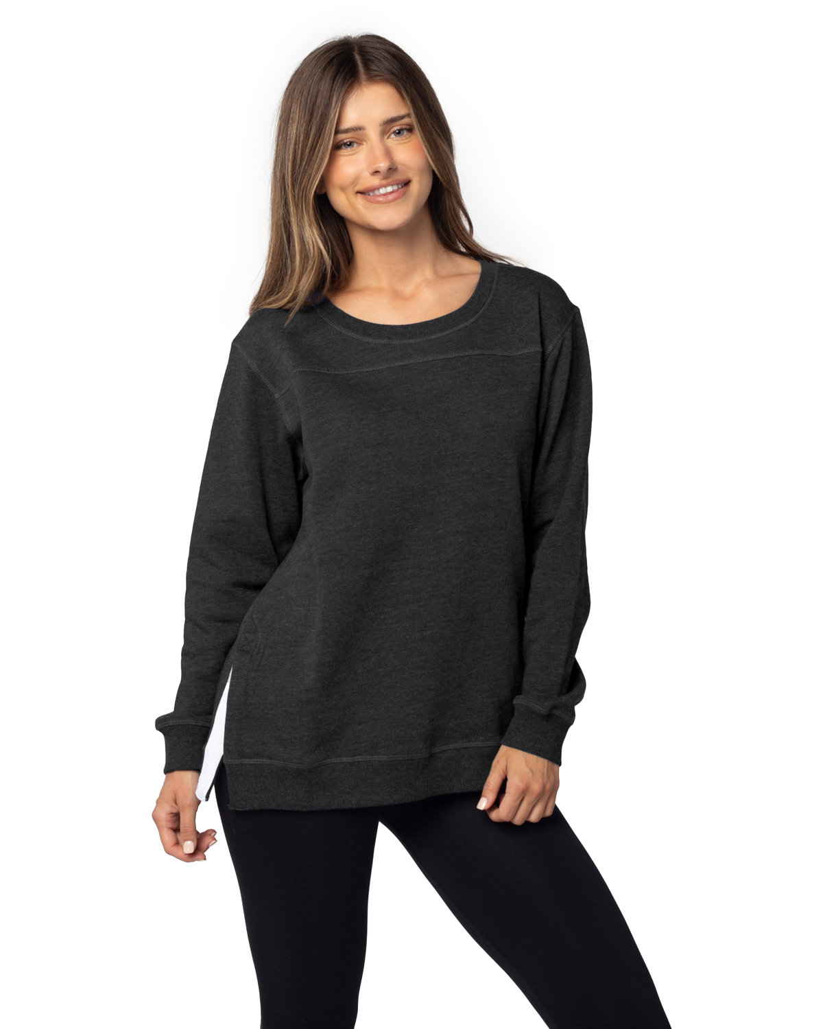 CHICKA D Ladies' Bato Basics Fleece Tunic