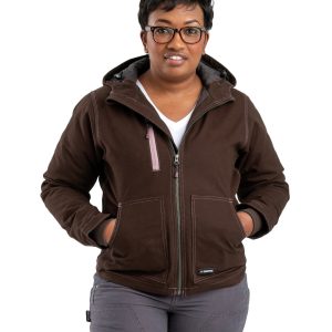 Berne Apparel Ladies' Softstone Modern Full-Zip Hooded Jacket