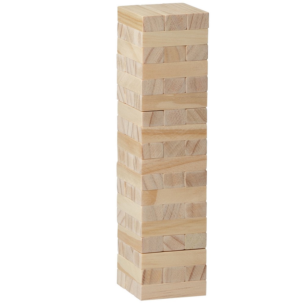 Tumbling Tower Wood Block Stacking Game