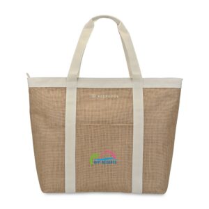 KEEPCOOL® Nairobi Jute Shopper Cooler - Natural