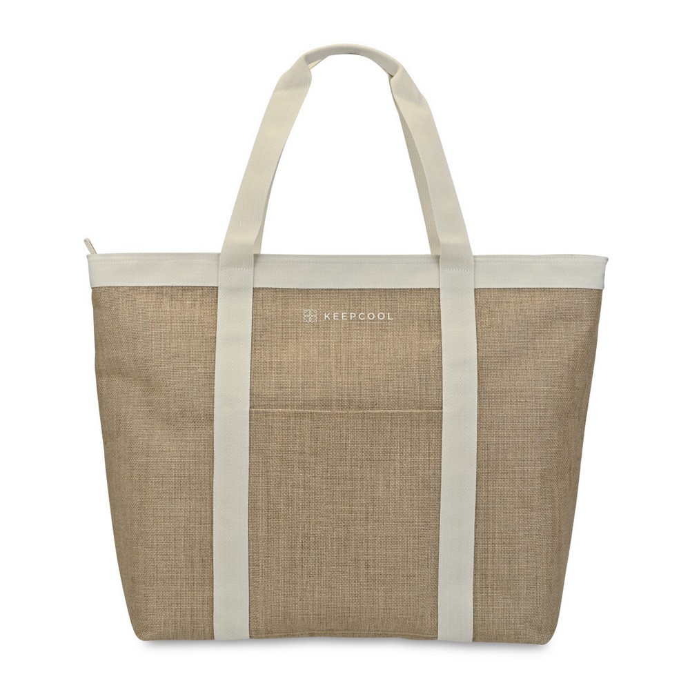KEEPCOOL® Nairobi Jute Shopper Cooler - Natural