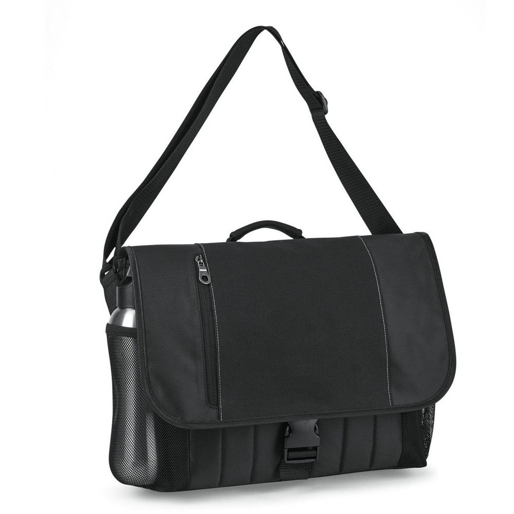 Baylor Laptop Messenger - Black