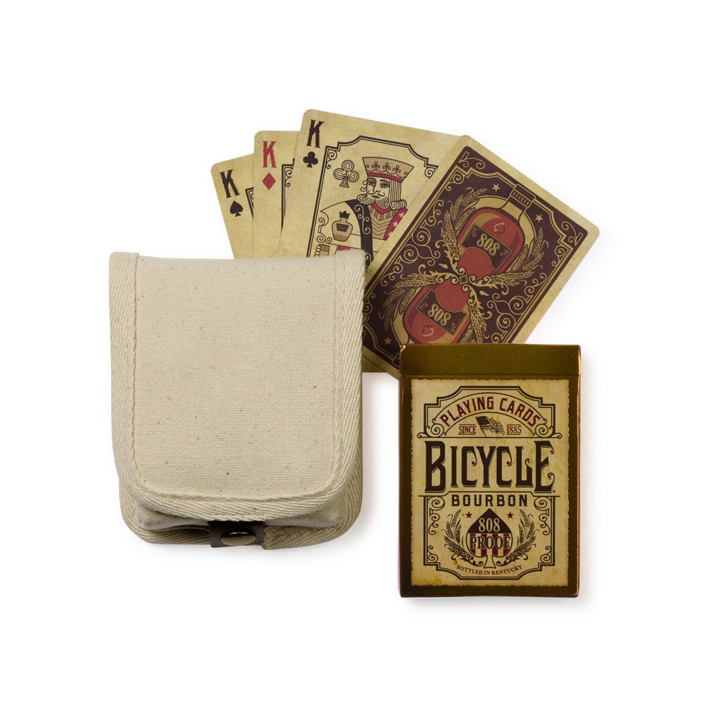 Bicycle® Bourbon Connoisseur Playing Cards Gift Set - Natural