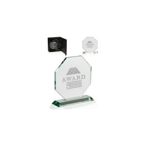 Jade Glass Octagon Glass Awards
