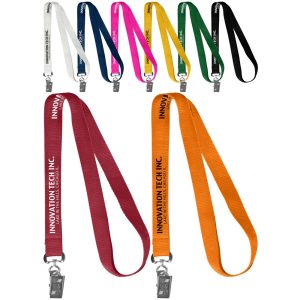 0.62" Polyester Silkscreen Lanyard