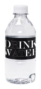 12 Oz. Custom Labeled Bottled Spring Water w/Flat Cap