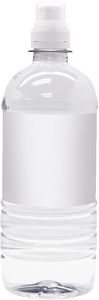 20 Oz. Custom Labeled Bottled Spring Water w/Sport Cap