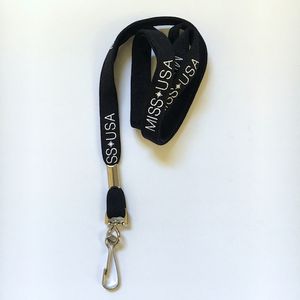 3/8" Non Breakaway Silk Screen Lanyard