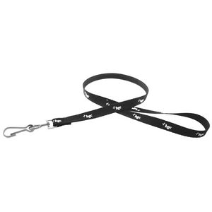 3/8" Silkscreened Flat Lanyard w/ J Hook
