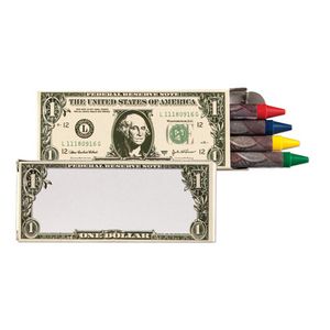 4 Pack Money Crayons