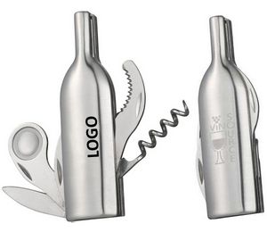 5 Function Wine Bottle Shaped Opener