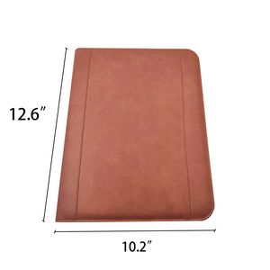 A4 PU Business Data Business Data Folder With Post-It Notes