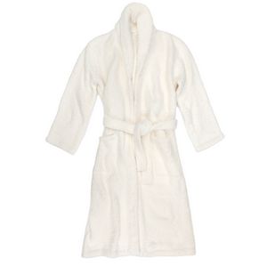 Adult Robes - Signature Shawl Collar - Chenilla Classicâ„¢ - Creme - Large