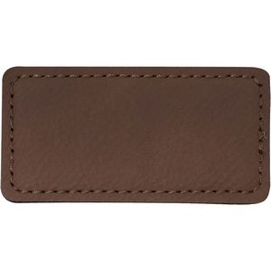 Alamo Rectangle Leatherette Name Badge