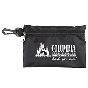 "Ariel" 12 Piece Safety Kit in Zipper Pouch with Carabiner Attachment