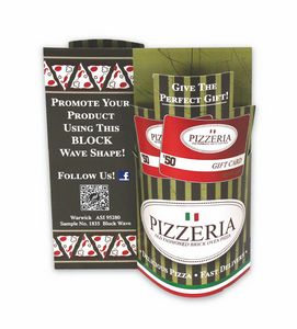 Block 3-D Wave Table Tent