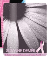 Breast Cancer Awareness 2.5"x3.5" Laminated Card Stock Card