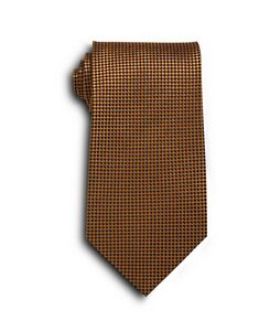 Brown Carlton Silk Tie
