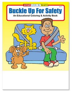 Buckle Up for Safety Coloring Book Fun Pack