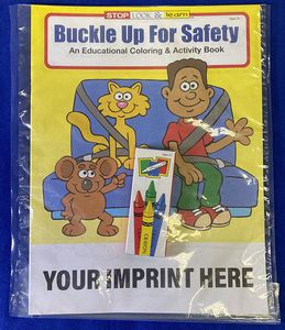 Buckle Up for Safety Coloring Book Fun Pack