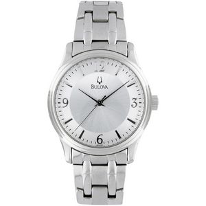 Bulova Watches Corporate Collection Men's Watch w/Round Silver dial