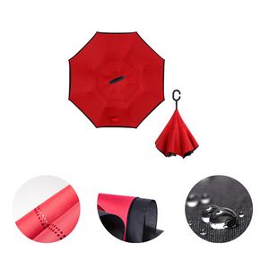 C-Handle Inverted 2 Layer Car Umbrella