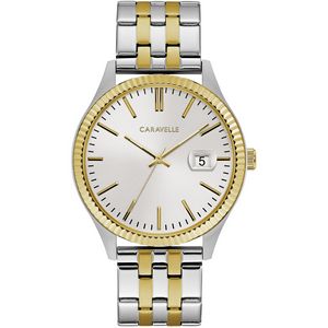 Caravelle by Bulova Men's Gold & Silver-Tone Stainless Steel Bracelet Watch