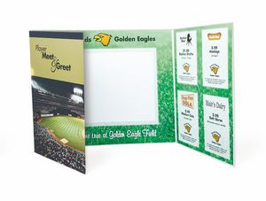 Custom Coupon Gatefold Event Folder - Deluxe