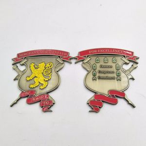 Custom Shape Alloy Die Casting Challenge Coin