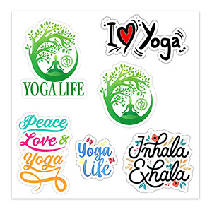 "CustomCutâ„¢" Clear Decal (6" x 8") Full Color Custom Shape Removable Vinyl Sticker Sheets