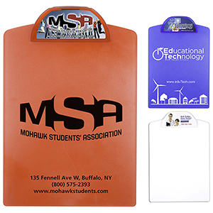 "Dwight FC" Letter Size Clipboard w/PhotoImage® Full Color Imprint on Clip