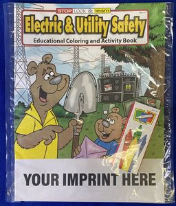 Electric & Utility Safety Coloring Book Fun Pack