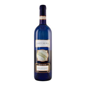 Etched Bartenura Moscato Wine Bottle